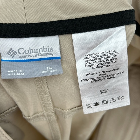 Columbia NWT Mumbai Mover II Pant Women's 14 Regular Omni-Shade UPF 30 - Picture 7 of 7